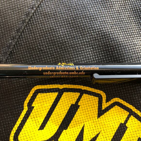 UMBC Black Tote Bag and 2 UMBC Pens - Picture 5 of 16